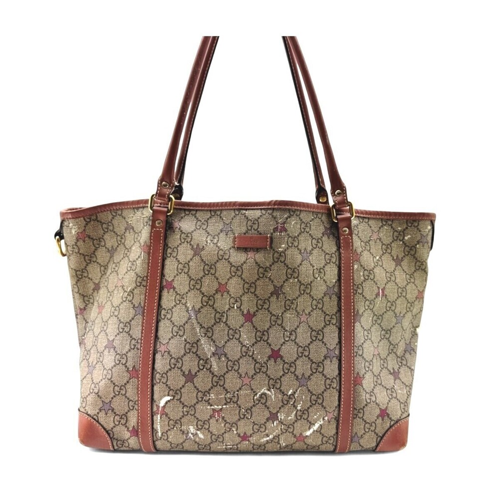 Gucci GG Star tote bag brown leather